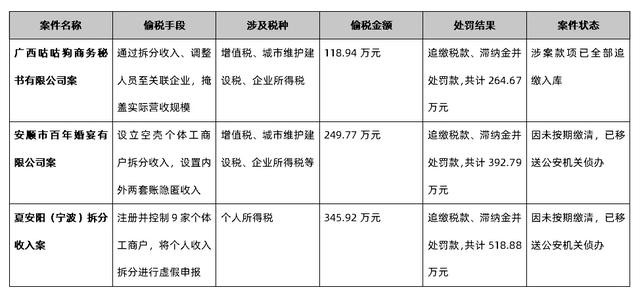 税务总局：“拆”出来的优惠“分”出来的风险，三起偷税案例警示